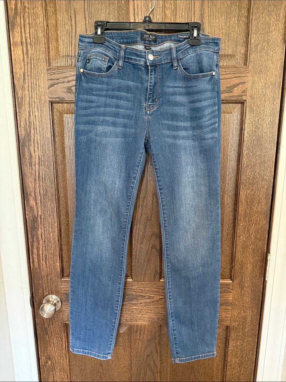 Judy Blue Medium Blue Straight Fit  Jeans 13/31
